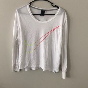 White Nike long sleeve